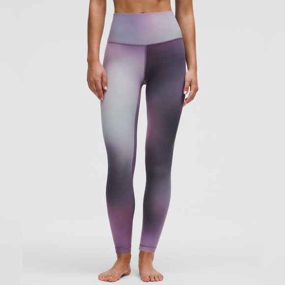 🆕 LULULEMON Align™ High-Rise Pant 25" Aurora Haze Purple Multi NWT Size 6 - Picture 1 of 16